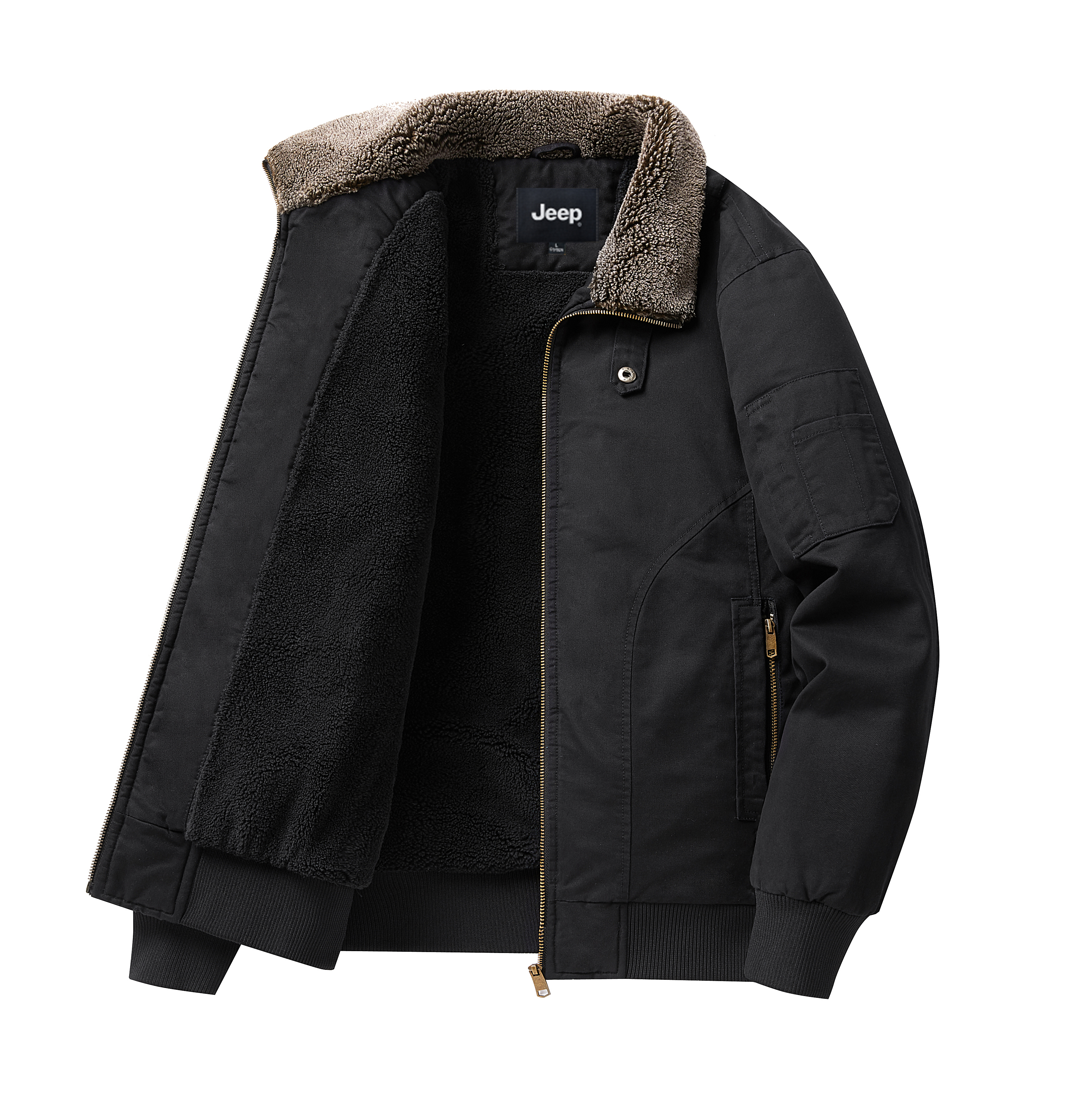 

Куртка Leisure Collection Unisex Jeep, черный