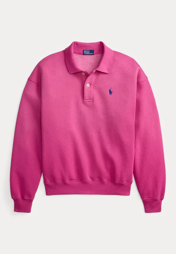 Толстовка с воротником-стойкой Polo Ralph Lauren, Accent Pink — фото 4
