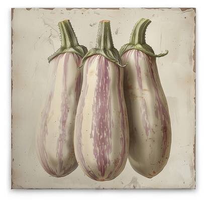 

Картина на холсте A.S. Création Aubergine Light цвет cremebeigeviolettgrün