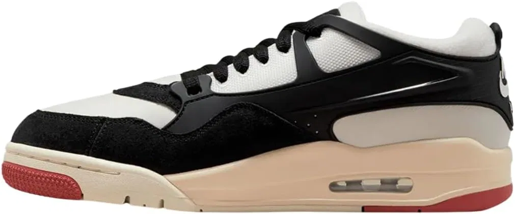 Мужские беговые кроссовки Nike Air Jordan 4 RM, Candle Black Cannon Oxide Coconut Milk White — фото 4