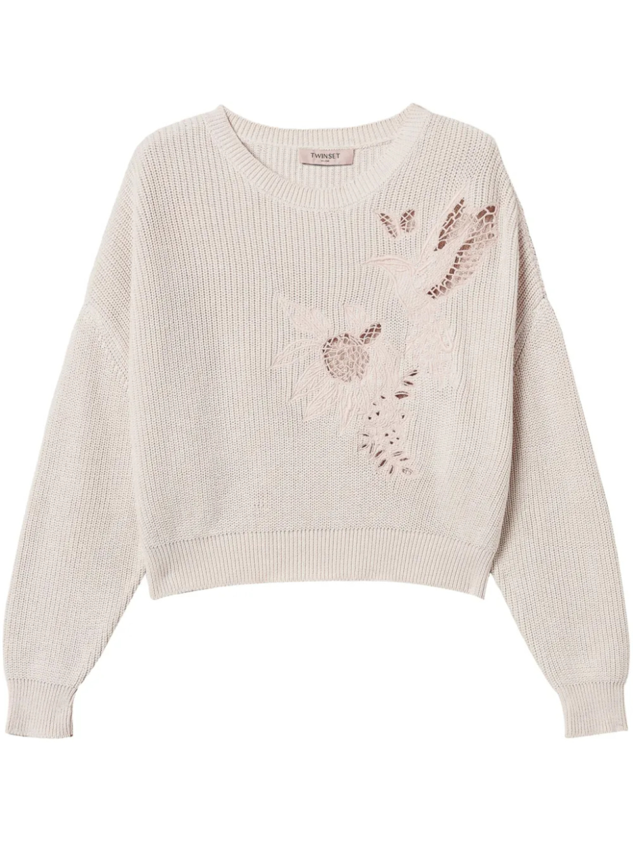 

Вышитый джемпер TWINSET, нейтральный