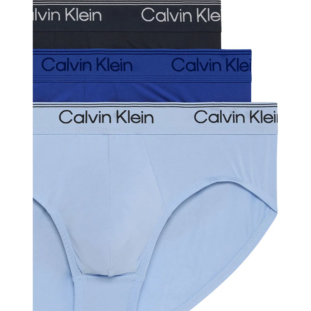 Трусы-подкладки Calvin Klein LV00NB4408, 3 шт, синий — фото 2