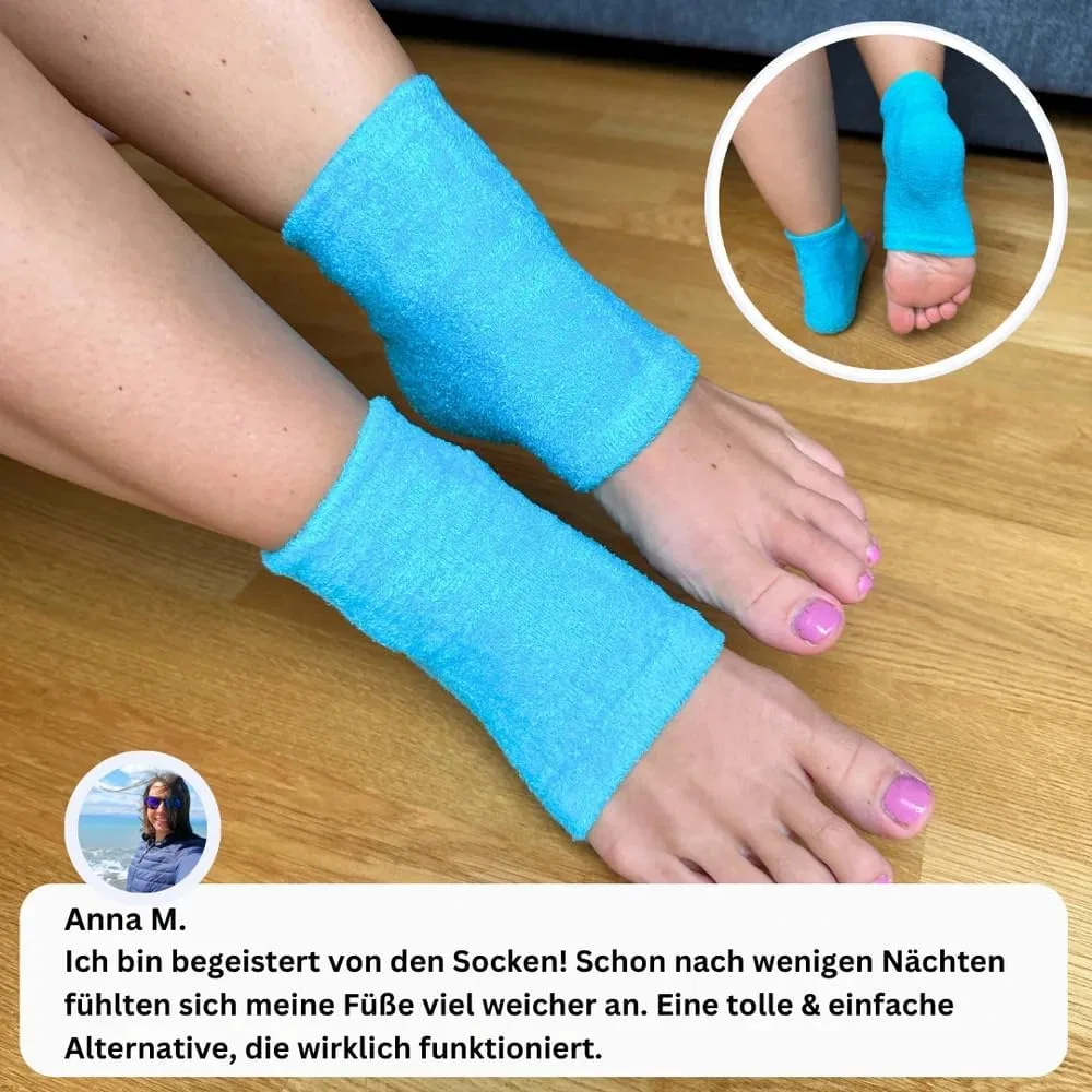 Увлажняющие гелевые носки для пяток Nuwelo's Hydra Heel Socks, 2 пары Ilestdg, 1 Pair — фото 4