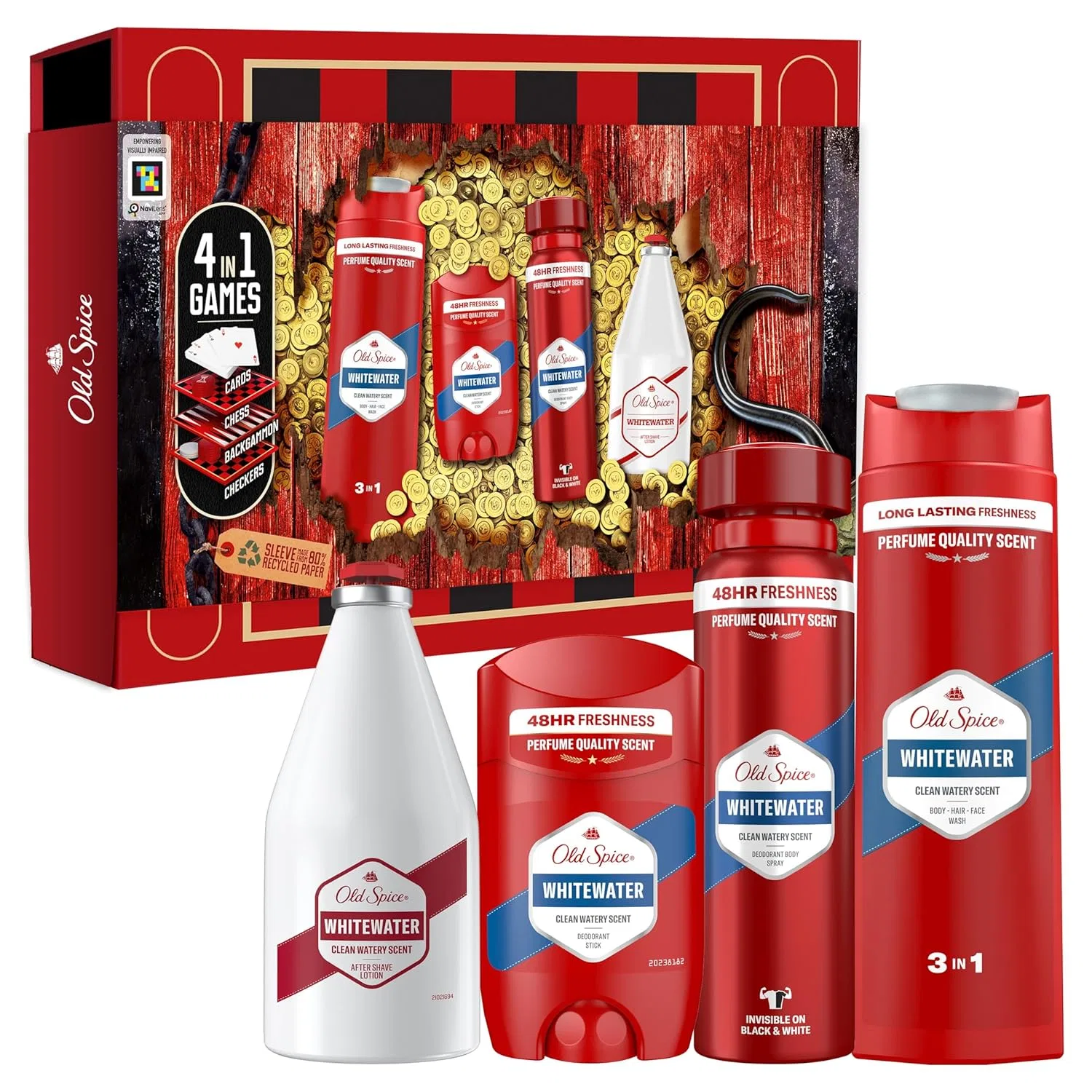 Мужской подарочный набор «Whitewater» от Old Spice Olay