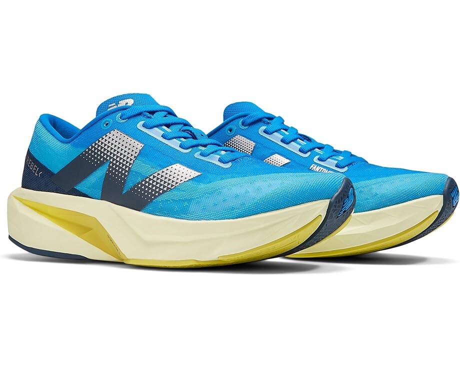 

Кроссовки New Balance FuelCell Rebel v4, цвет Spice Blue/Limelight