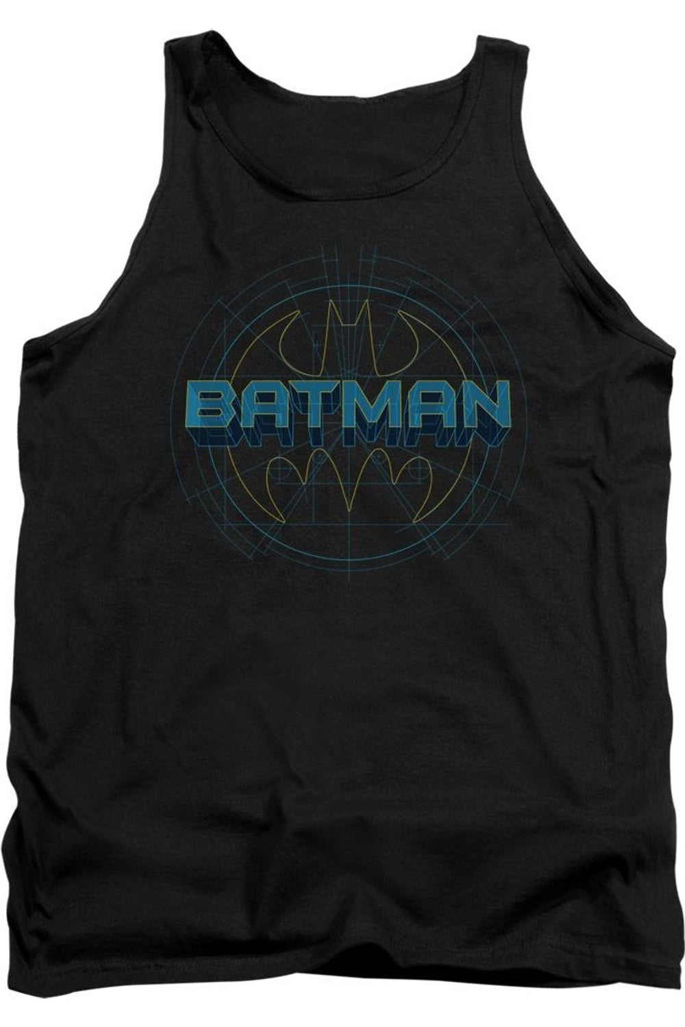 

Майка для взрослых Batman Bat Tech Logo Gildan, черный