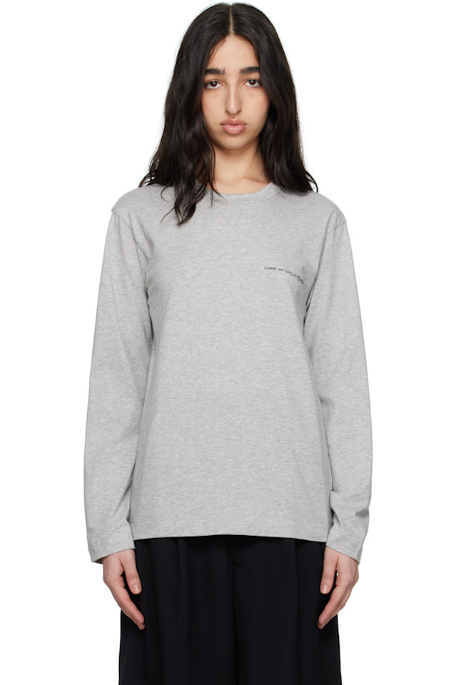 

Футболка с логотипом Comme Des Garçons Shirt, серый