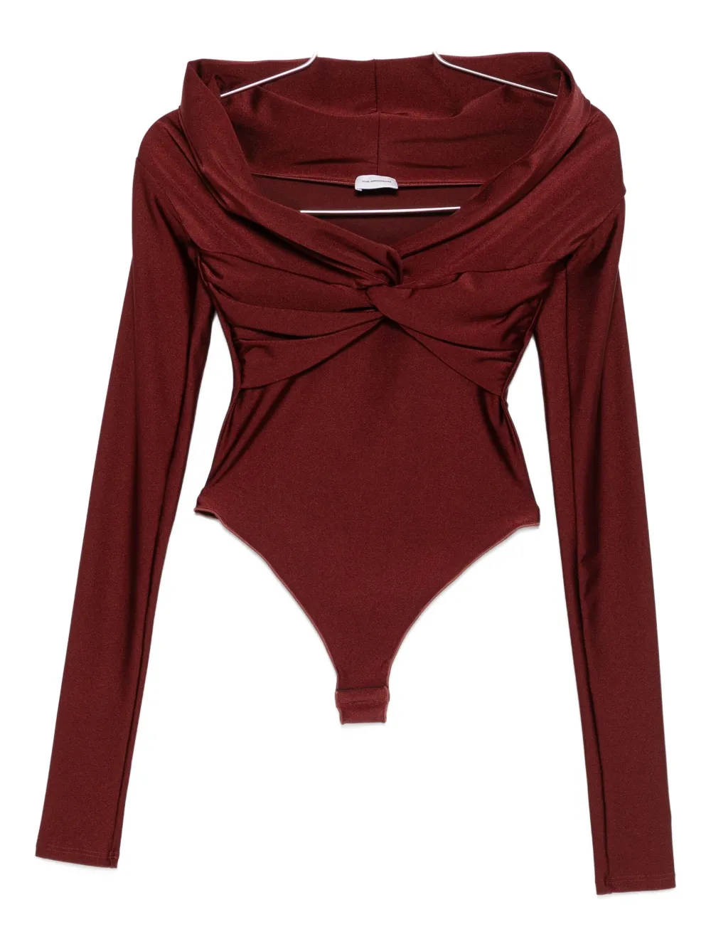 

Боди Kandall с вырезом-воротником и открытыми плечами THE ANDAMANE, красный