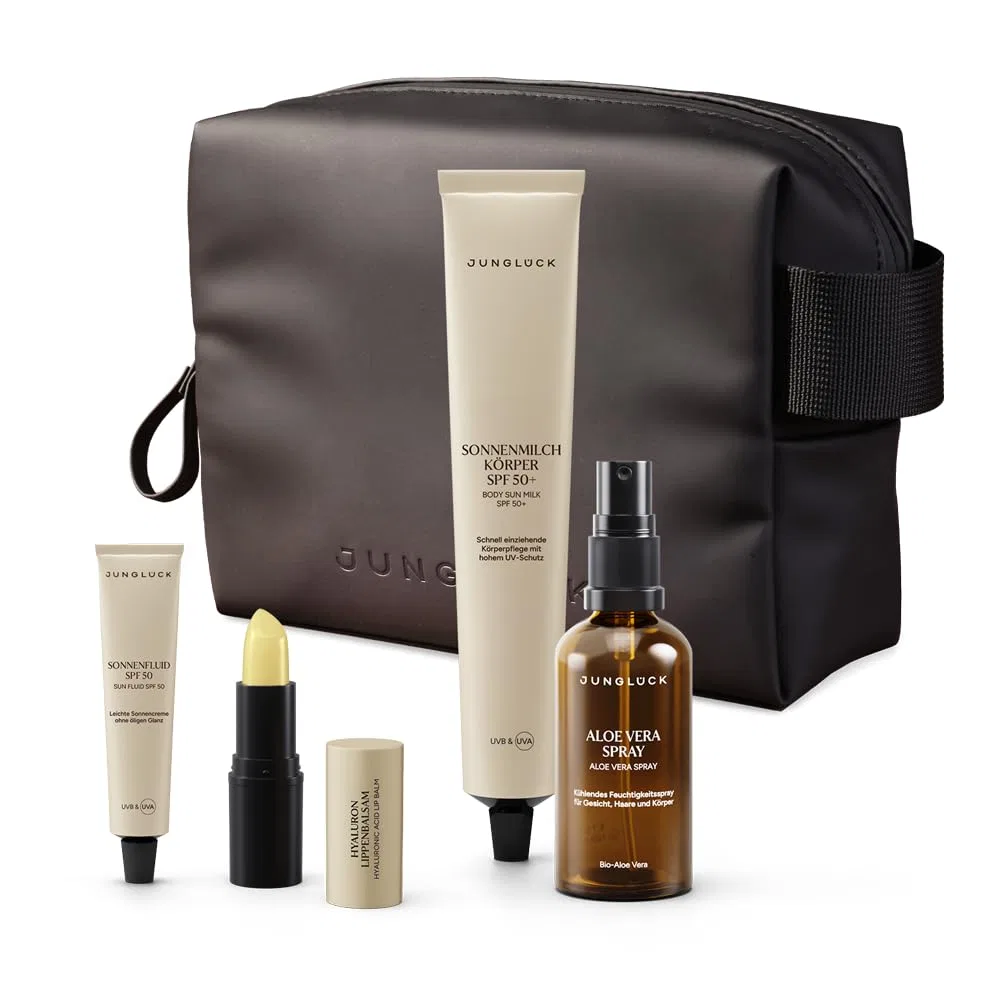 Дорожный набор JUNGLÜCK Travel Set Sun & Care с SPF 50 Junglück