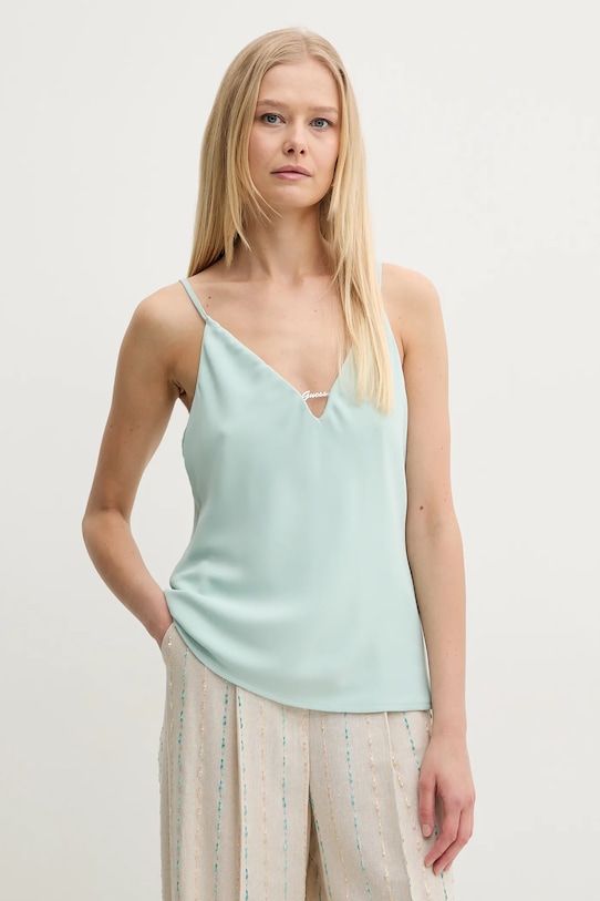 

Блузка CAROLINE Guess, бирюзовый