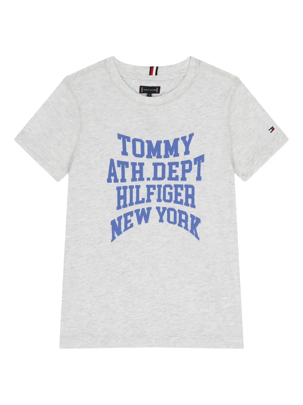 Серая футболка с логотипом Tommy Hilfiger Junior