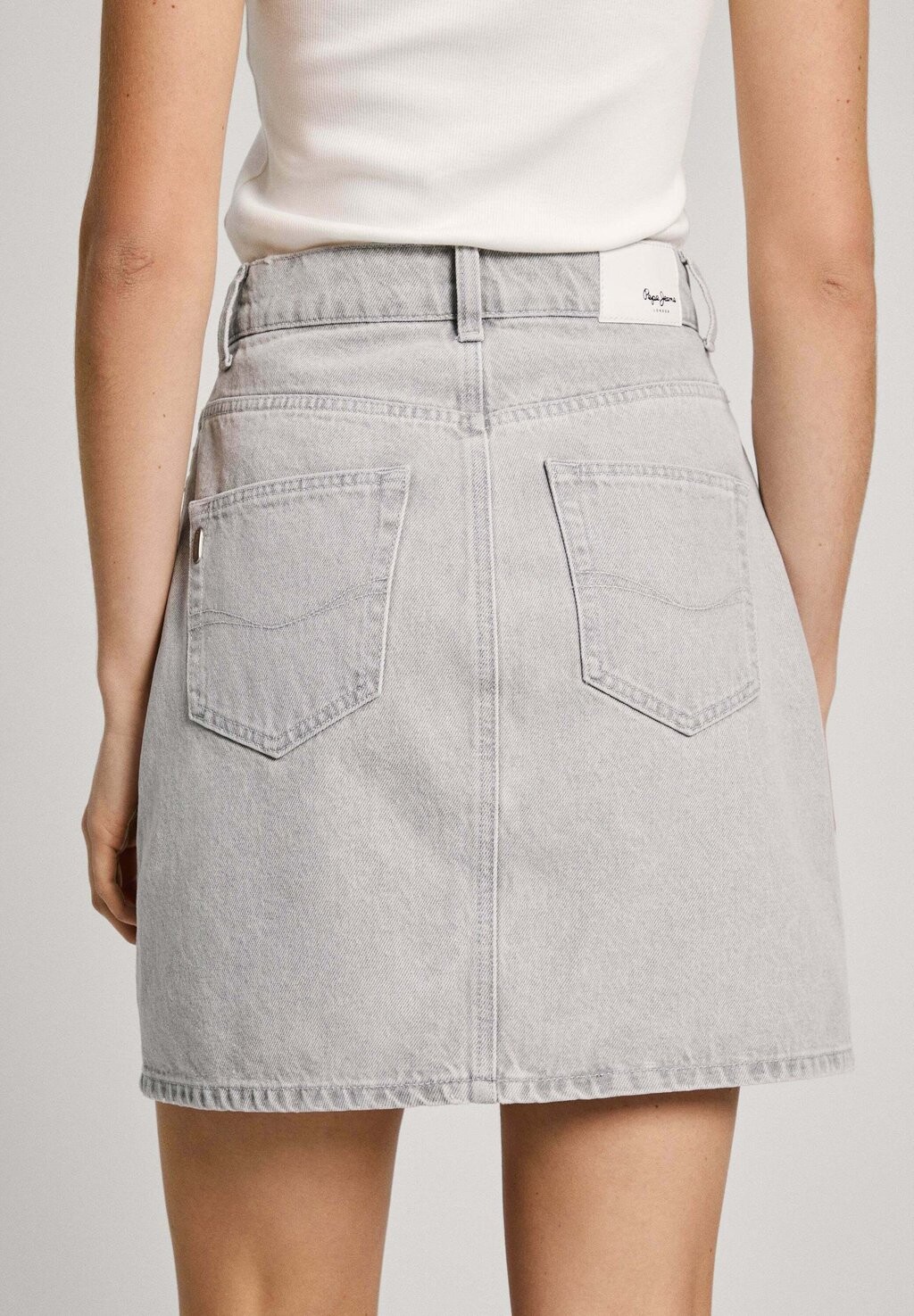 

Мини-юбка MINI HW CLOUD Pepe Jeans, синий деним