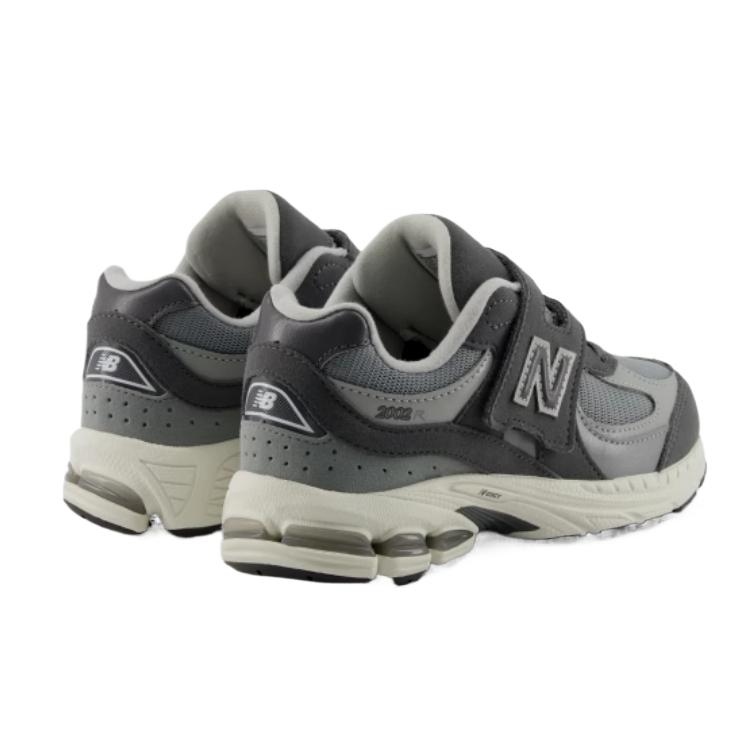 Низкие повседневные кроссовки с амортизацией для детей New Balance, серый — фото 4
