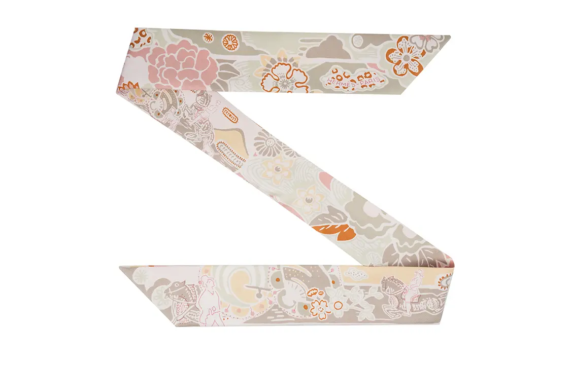 

Твилли Маленькие Шелковые Платки Женские Светло-Розовый HERMES