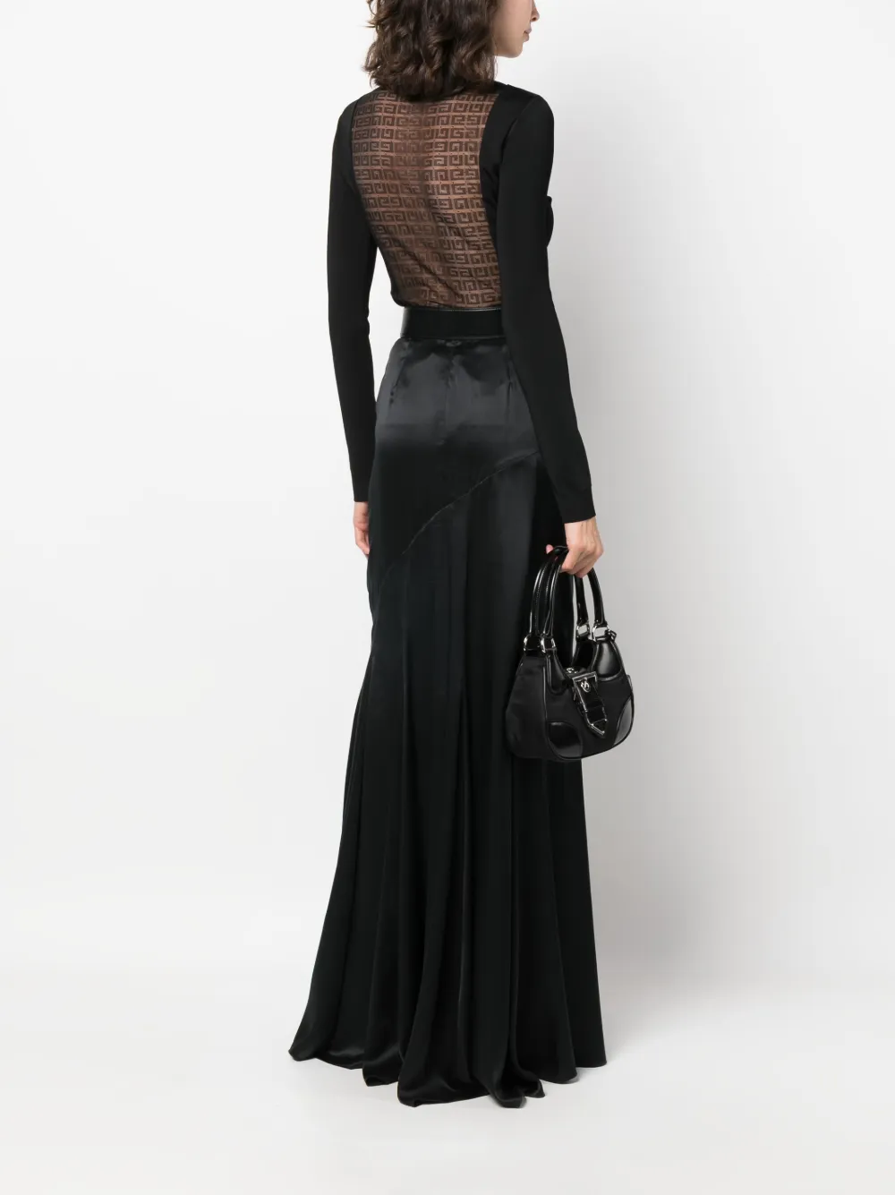Футболка с длинными рукавами и круглым вырезом Givenchy, черный — фото 2