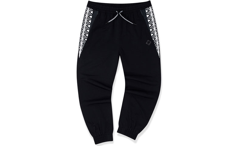 

FILA FUSION Белая коллекция коллаборации Mountaineering x Hakusan L, трикотажные спортивные штаны для мужчин, цвет черный как смоль
