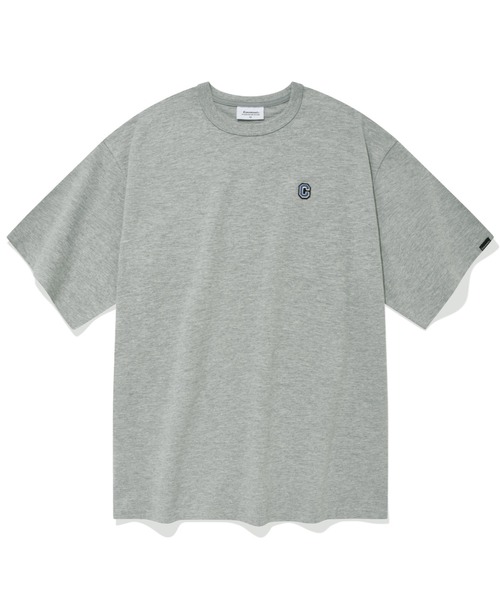 

Футболка с короткими рукавами и нашивкой с логотипом COVERNAT, серый