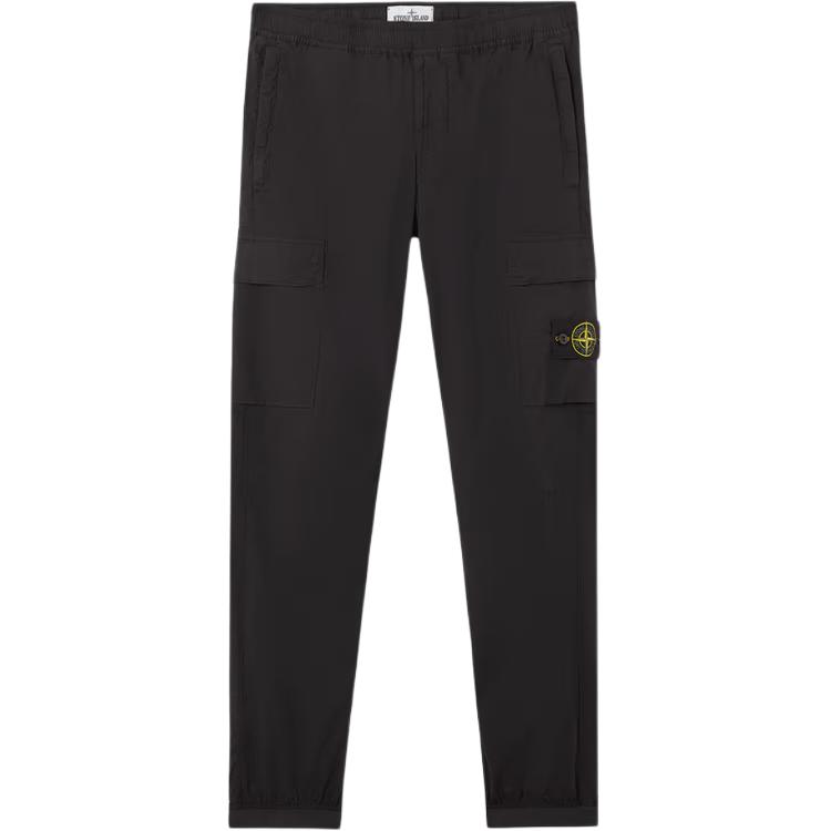 Брюки с компасом Compass Badge STONE ISLAND, черный
