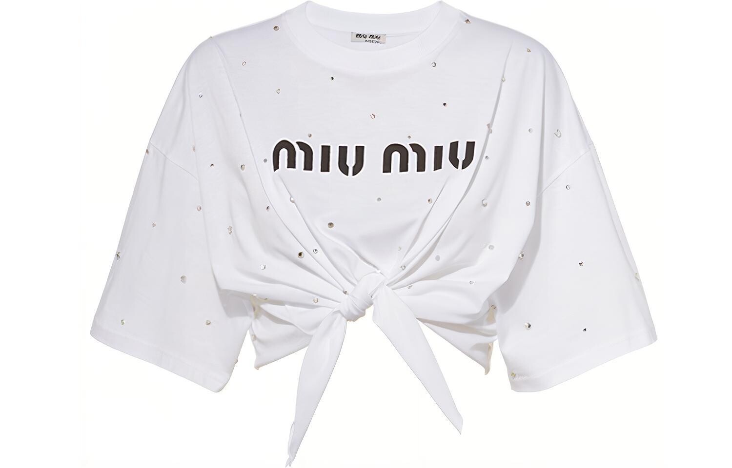 

Футболка женская белая Miu Miu