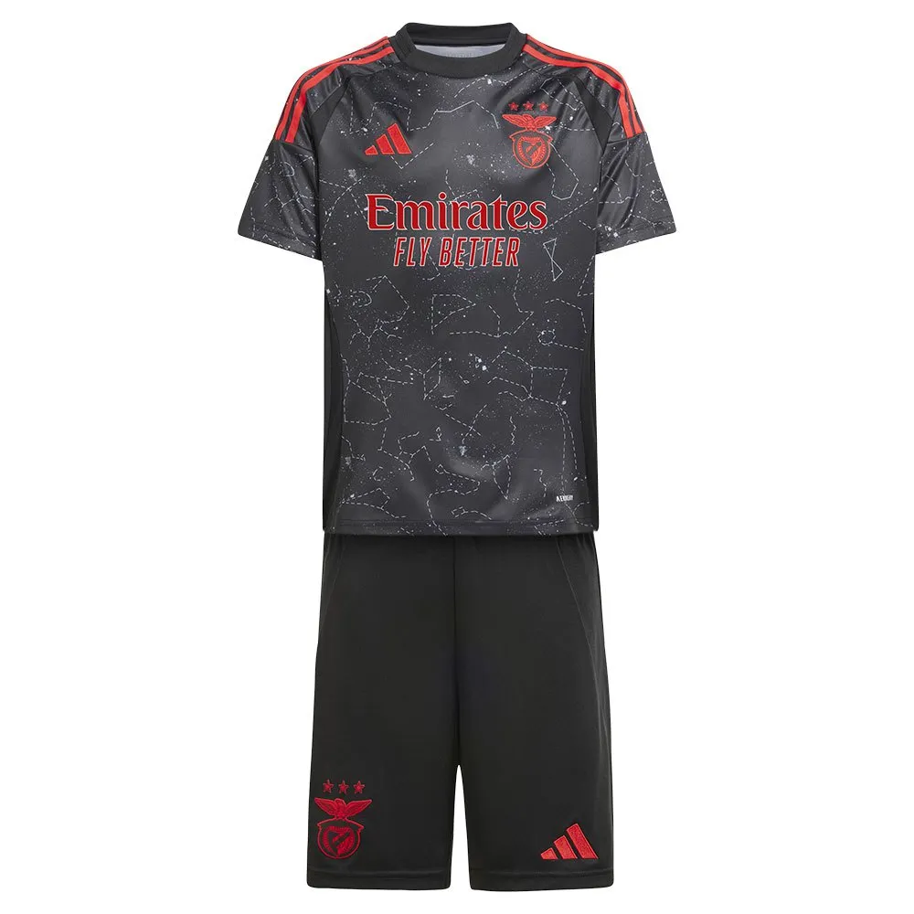 Футболка с коротким рукавом adidas Benfica 24/25 Away junior, черный — фото 3