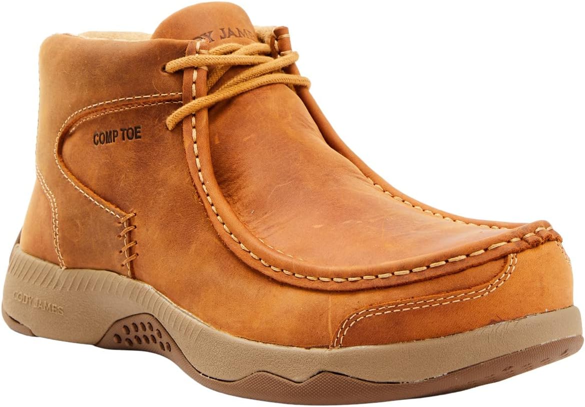 

Мужские повседневные ботинки Cody James Wallabee Big Brother с шнуровкой и композитным носком - Bcjc0r0w48, Tan