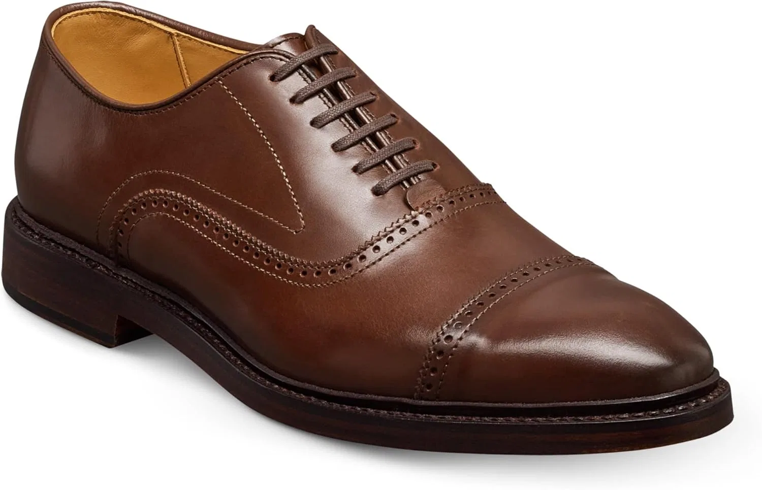 Оксфорды мужские Allen Edmonds, цвет: махагоновая кожа