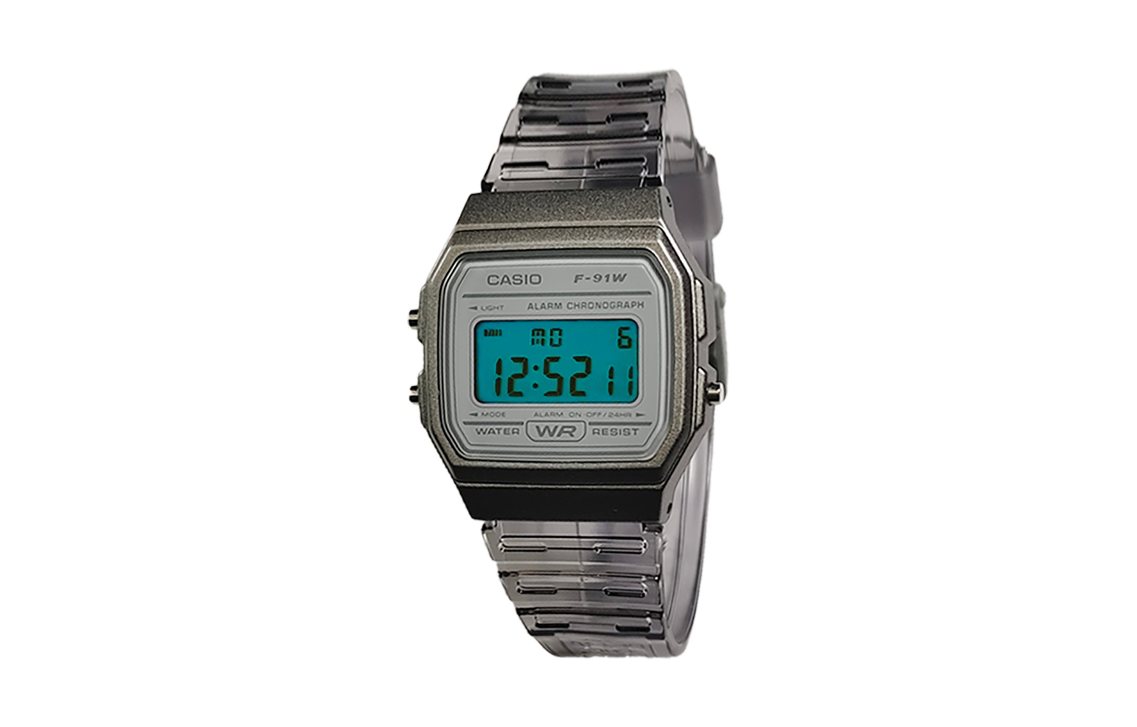 

CASIO Часы Retrofit Series Quartz Movement Resin Strap Watch Men's Watch Gray Dial, White Dial Cyan Watch Glass