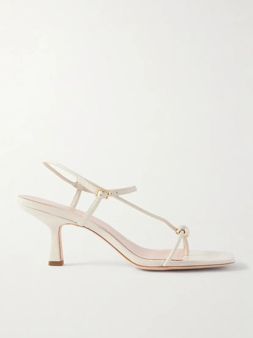 Сандалии Triana из кожи с отделкой Loeffler Randall, белый