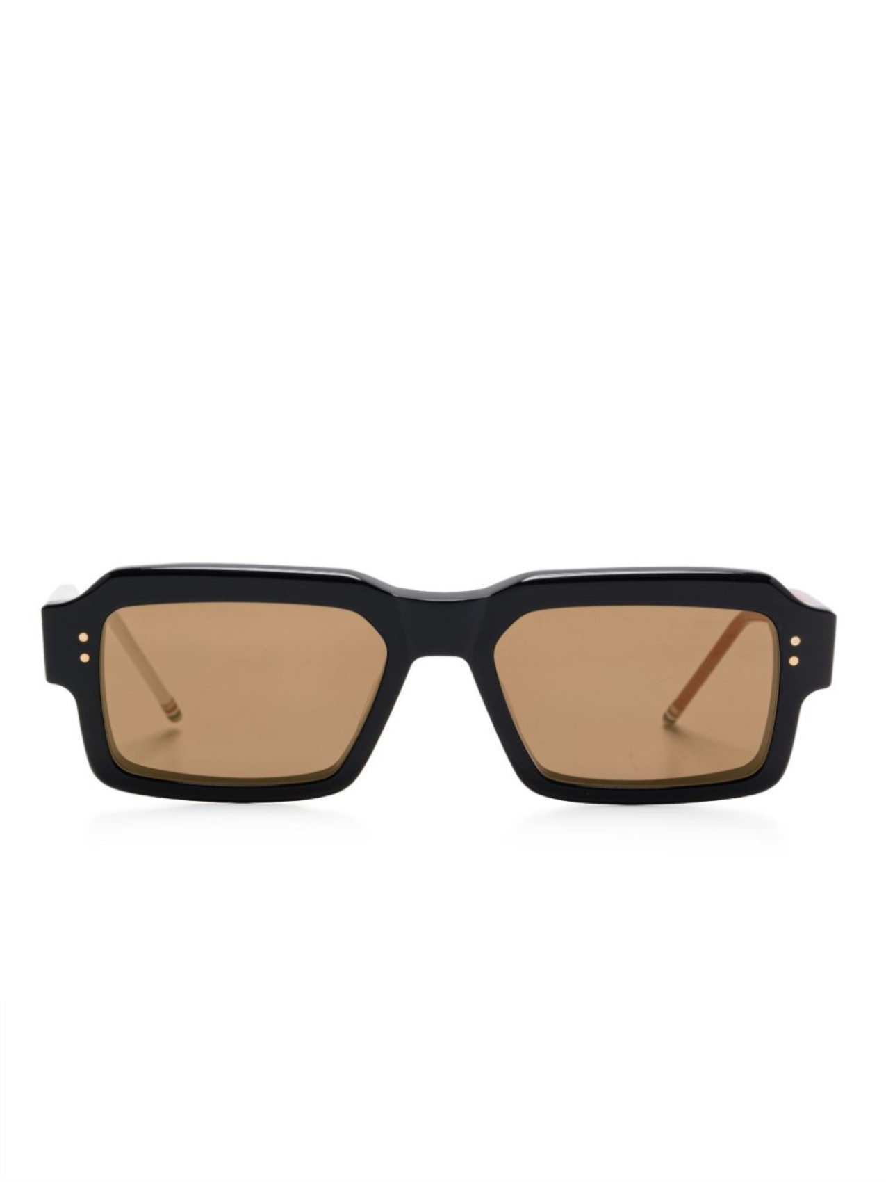 

Thom Browne Eyewear солнцезащитные очки в квадратной оправе, черный