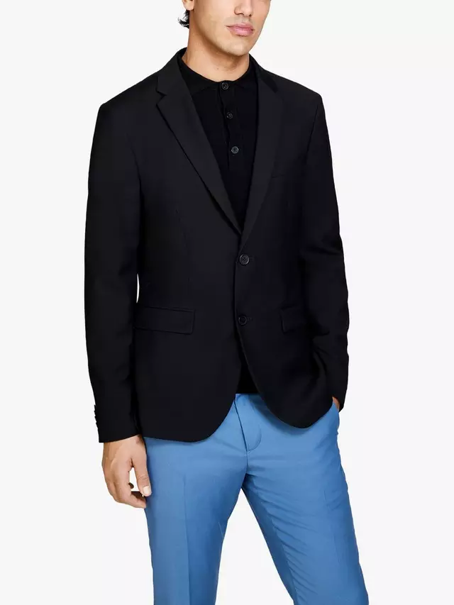 

Блейзер SISLEY Slim Fit, черный