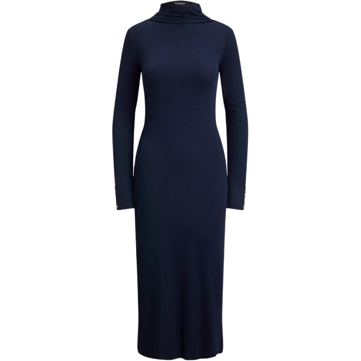 

Женское платье с длинными рукавами Polo Ralph Lauren, темный синий