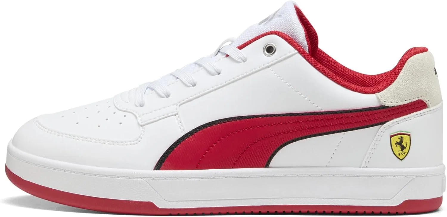 Кроссовки Puma Unisex Ferrari Caven 2.0 Black-Rosso Corsa — фото 3