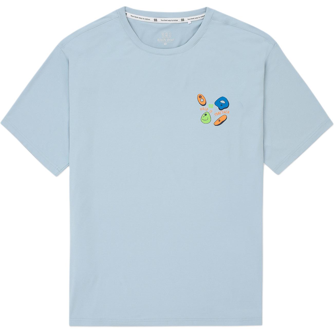 

Футболка мужская KOLON SPORT, серо-голубая