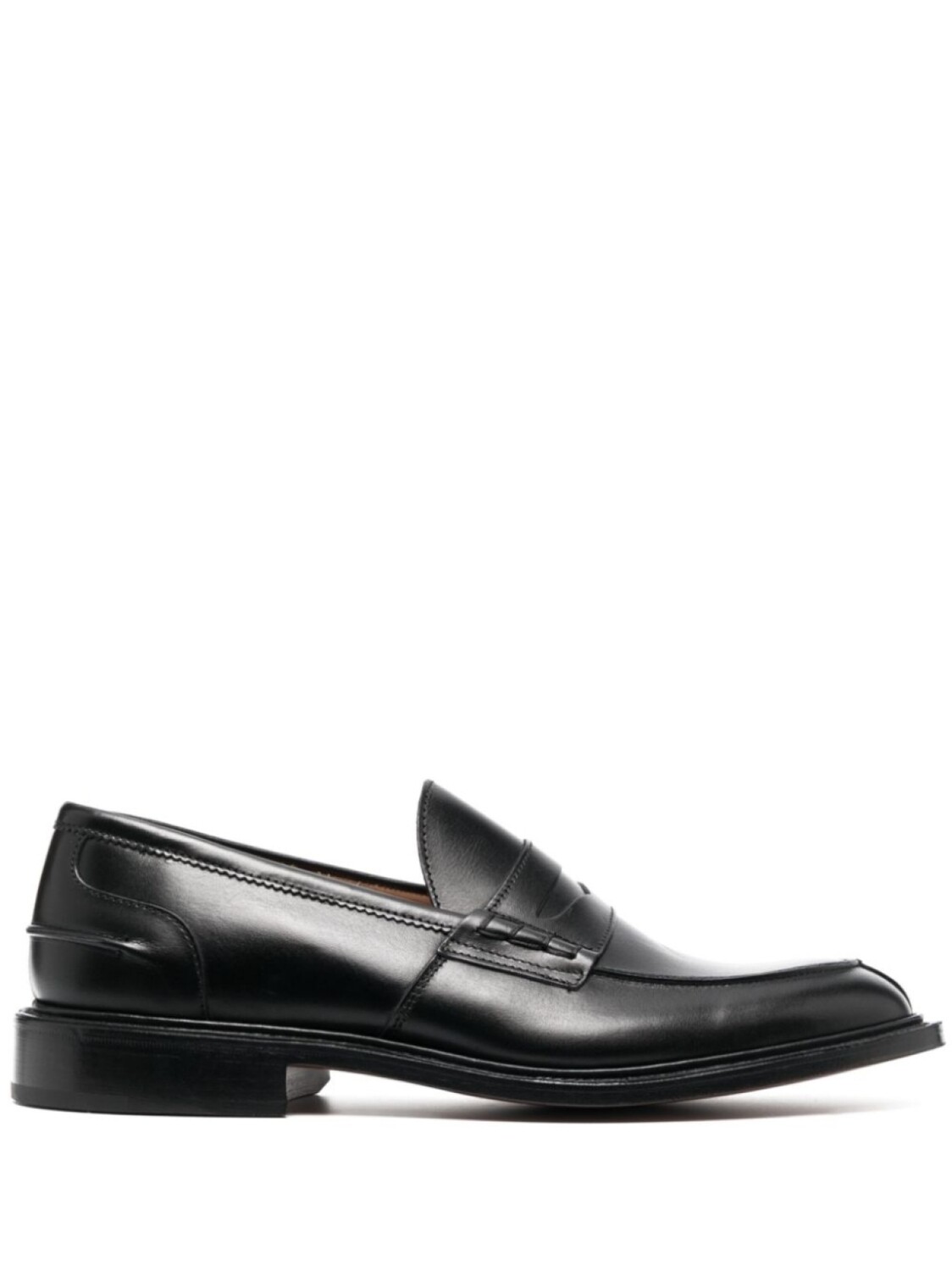 

Лоферы с миндалевидным носком Tricker's, черный