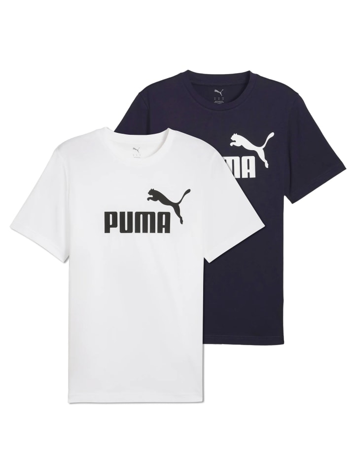

Футболка Puma, цвет weiß/dunkelblau