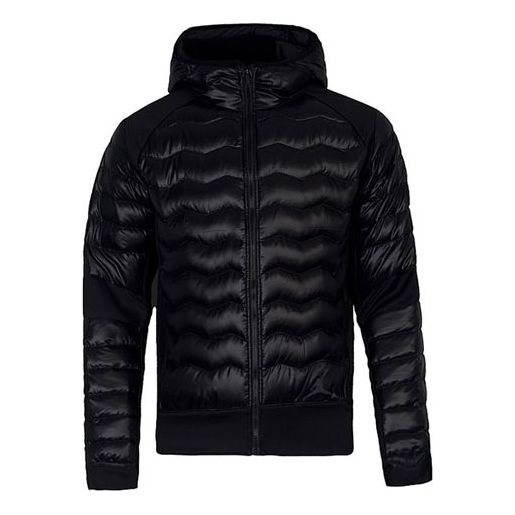 

Пуховик Air Jordan protection against cold Stay Warm hooded down Jacket, черный