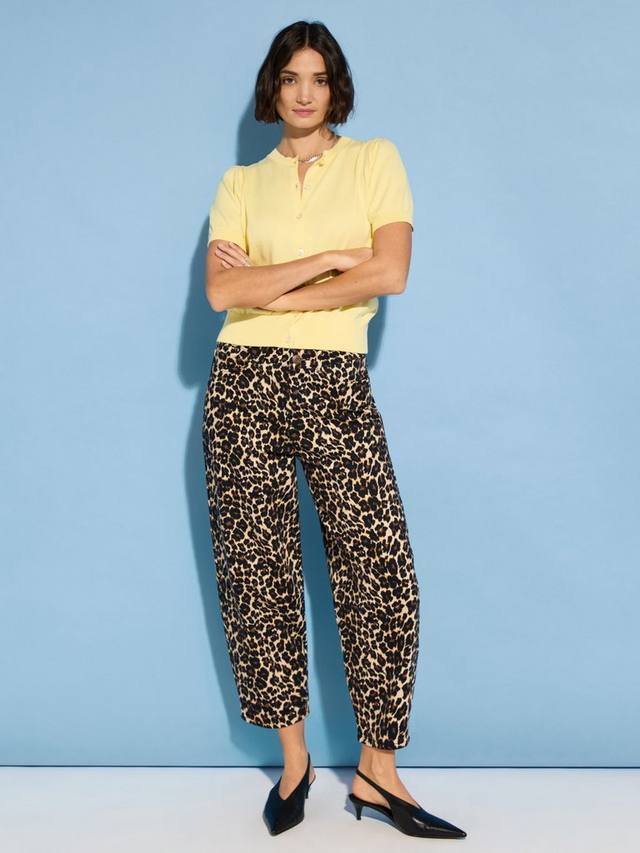 

Kelsey джинсы с леопардовым принтом из органического хлопка Baukjen, Brown/Multi