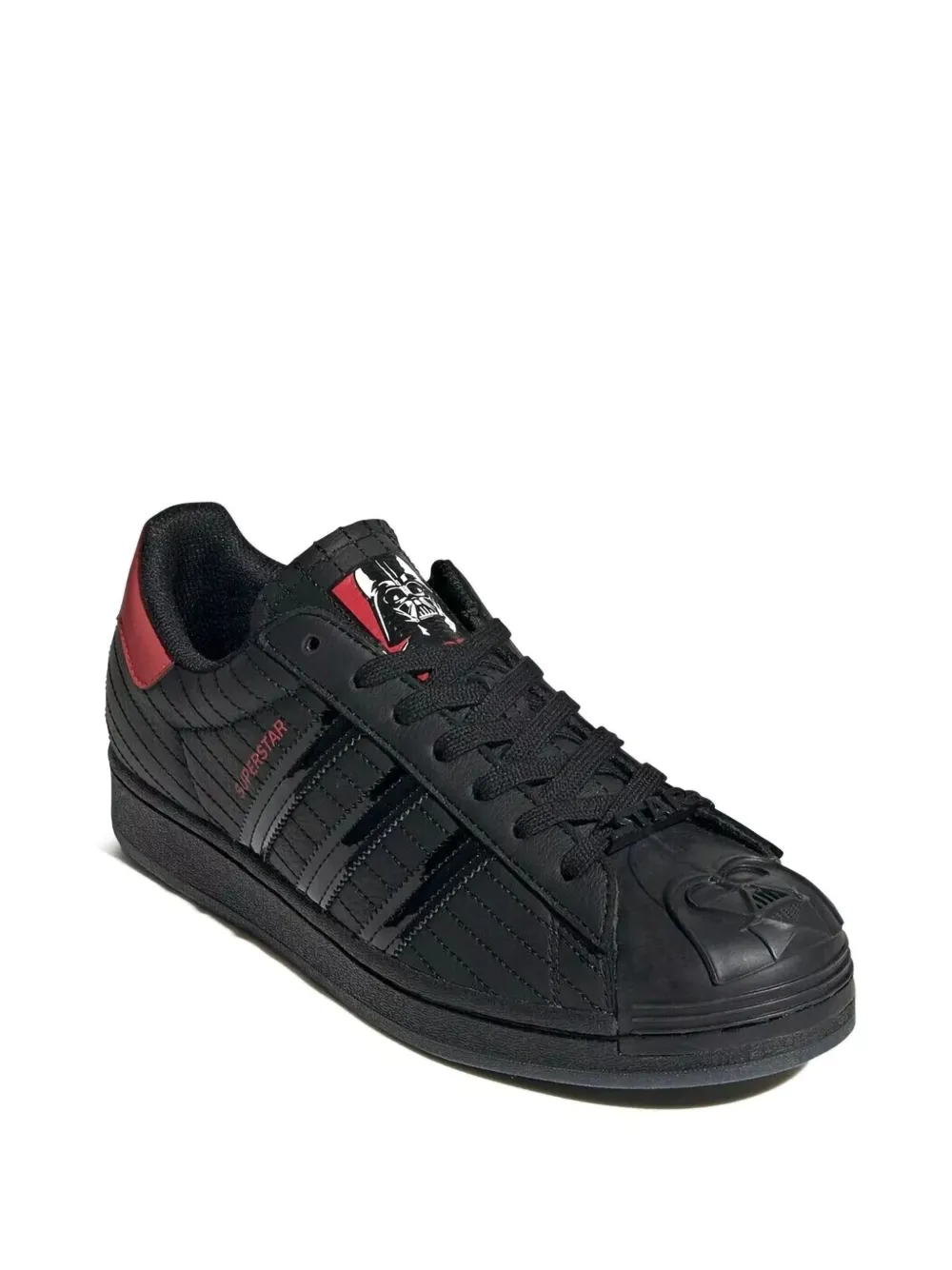 Кроссовки Superstar Star Wars Darth Vader - Core Black/Scarlet adidas, черный — фото 2