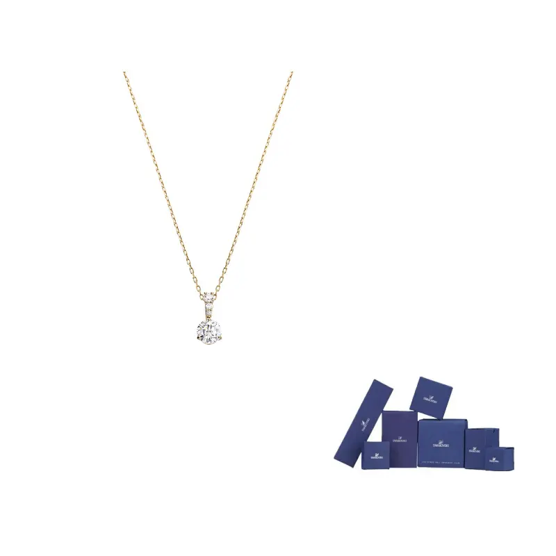 

Swarovski Солитерное позолоченное ожерелье для женщин Gold