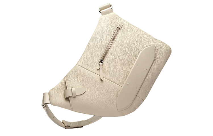 

Maison Margiela 5AC Кожаная сумка через плечо, женская, серая
