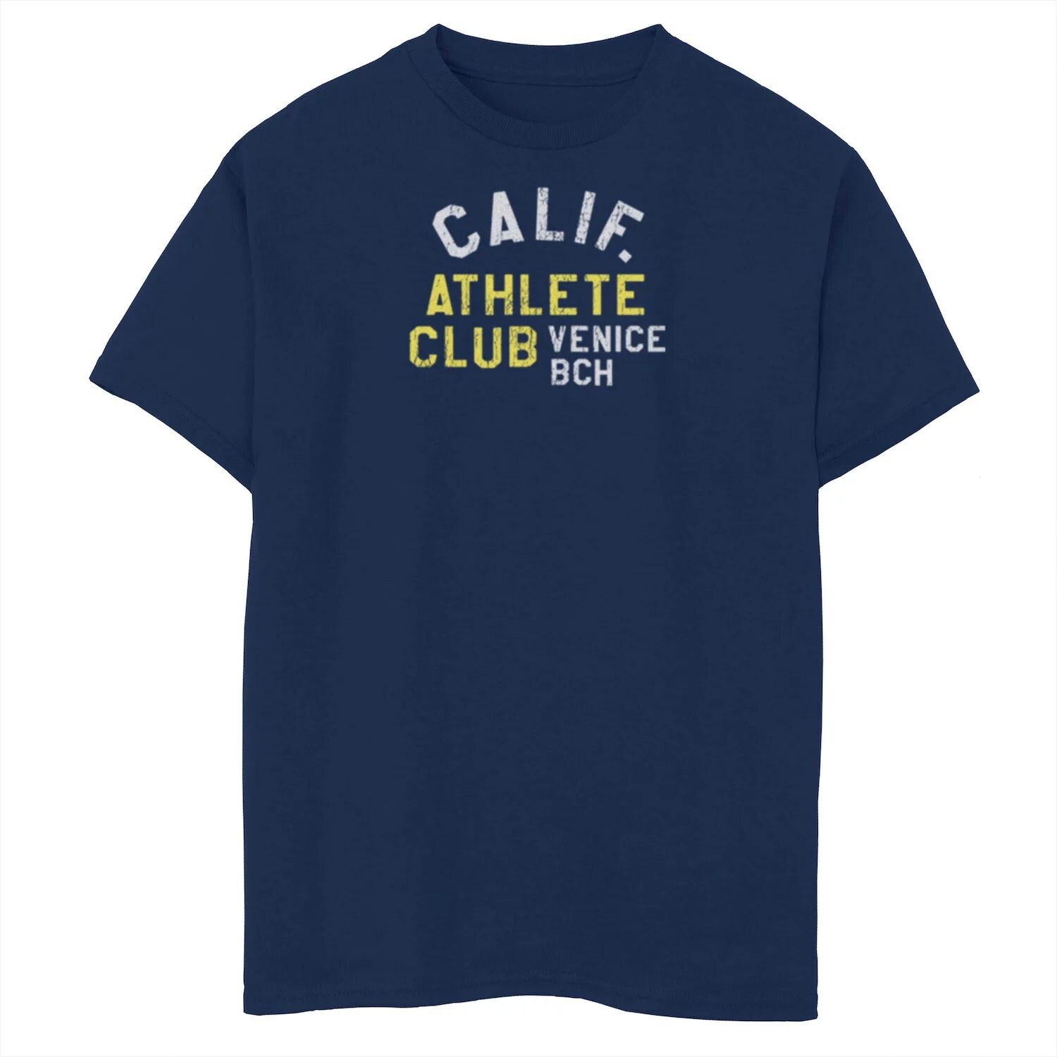

Потертая футболка с рисунком и карманами California Athlete Club Venice Beach для мальчиков 8–20 лет Licensed Character