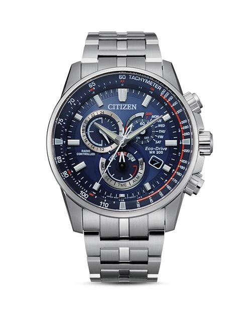 

Хронограф Eco-Drive PCAT, 43 мм Citizen, цвет Silver