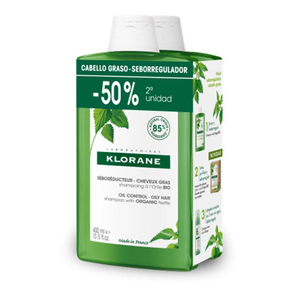 

Шампунь Klorane Ortiga, 2х400 мл