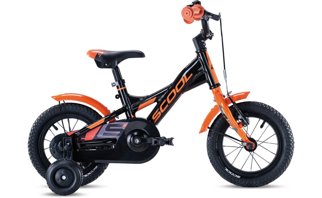 

Детский велосипед S'cool XXlite 12 1-Gang - 12 дюймов - Y-Form - 2025, цвет Schwarz|Black Orange