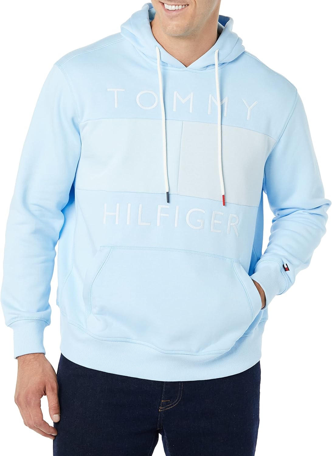 

Мужская толстовка с капюшоном Tommy Hilfiger, Foggy Blue
