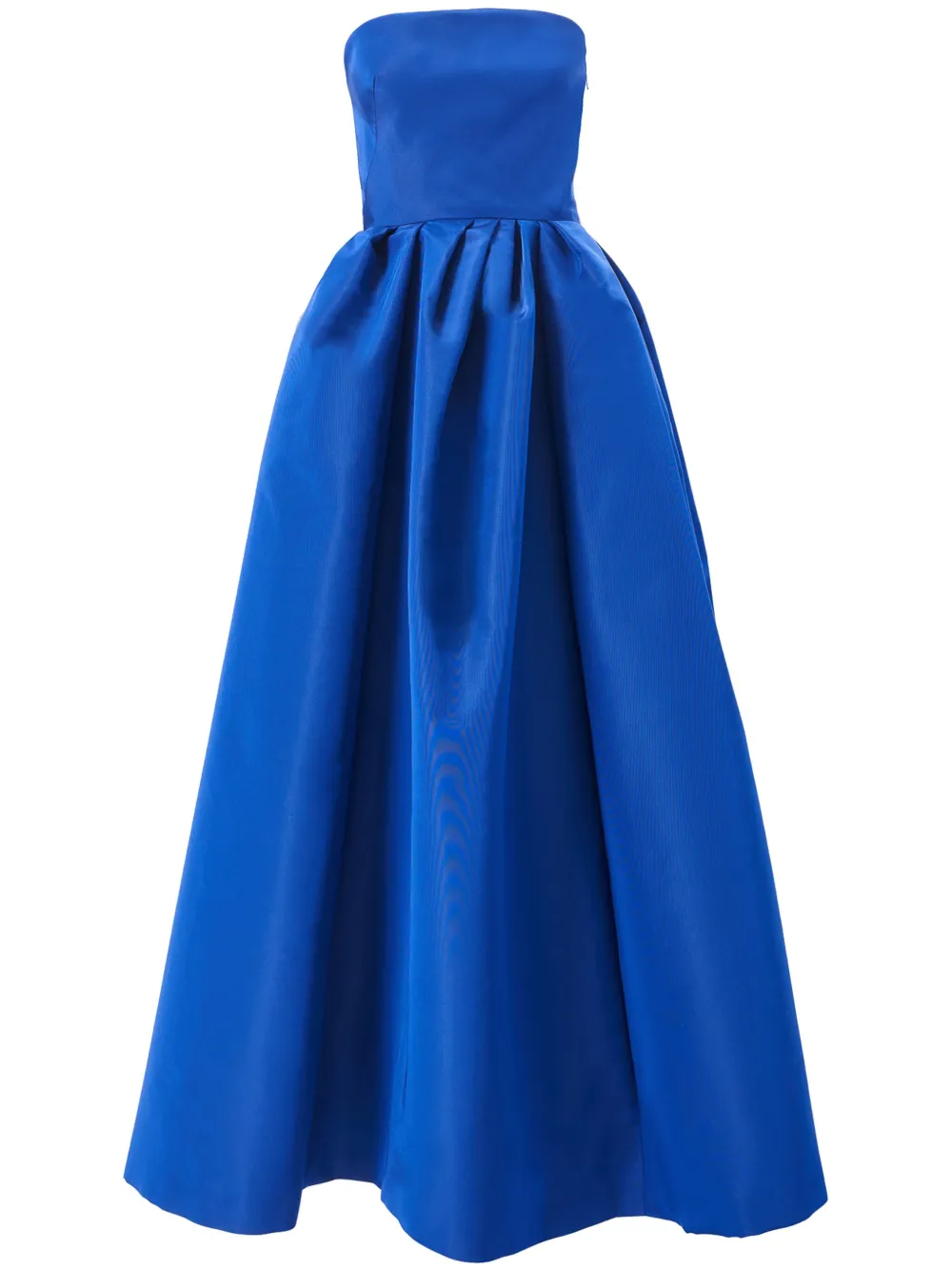 

Платье миди без бретелей Carolina Herrera, синий