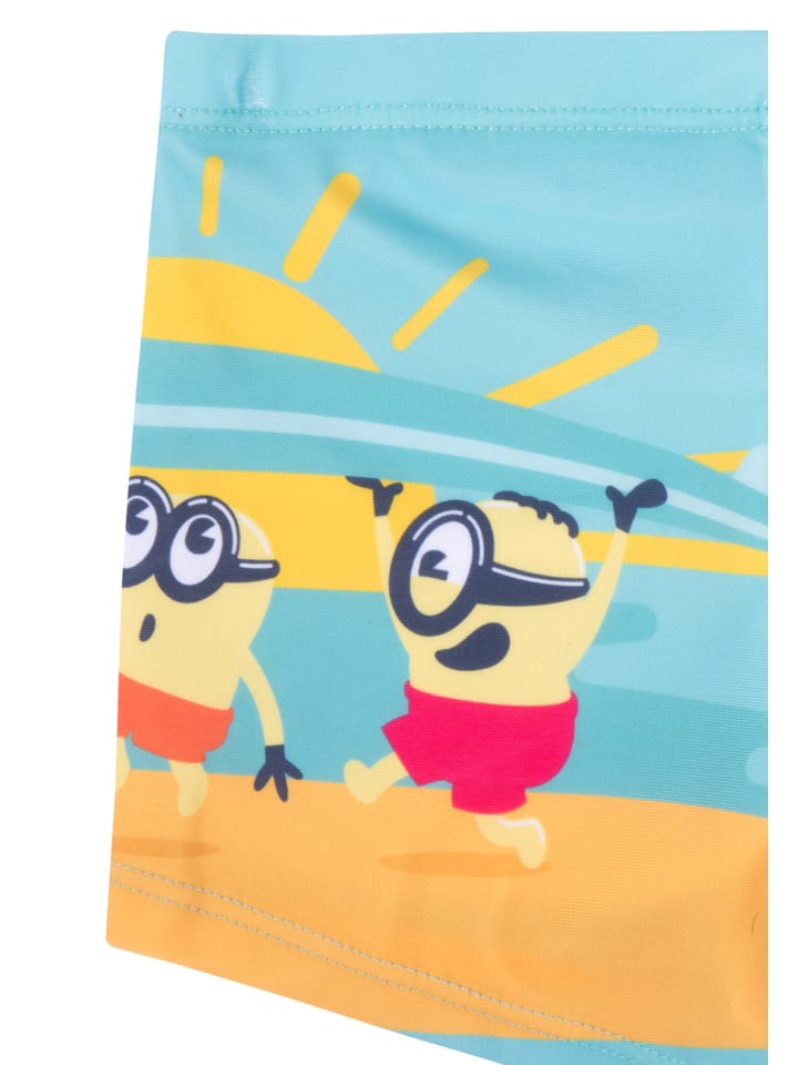 Minions Плавки и купальник с изображением миньонов, синего цвета — фото 3
