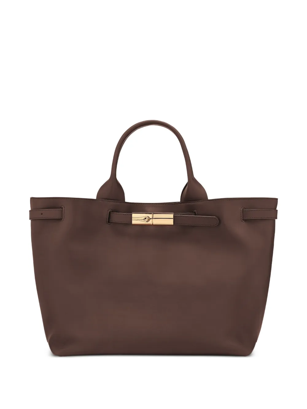 

Большая сумка-тоут Le Roseau Longchamp, коричневый