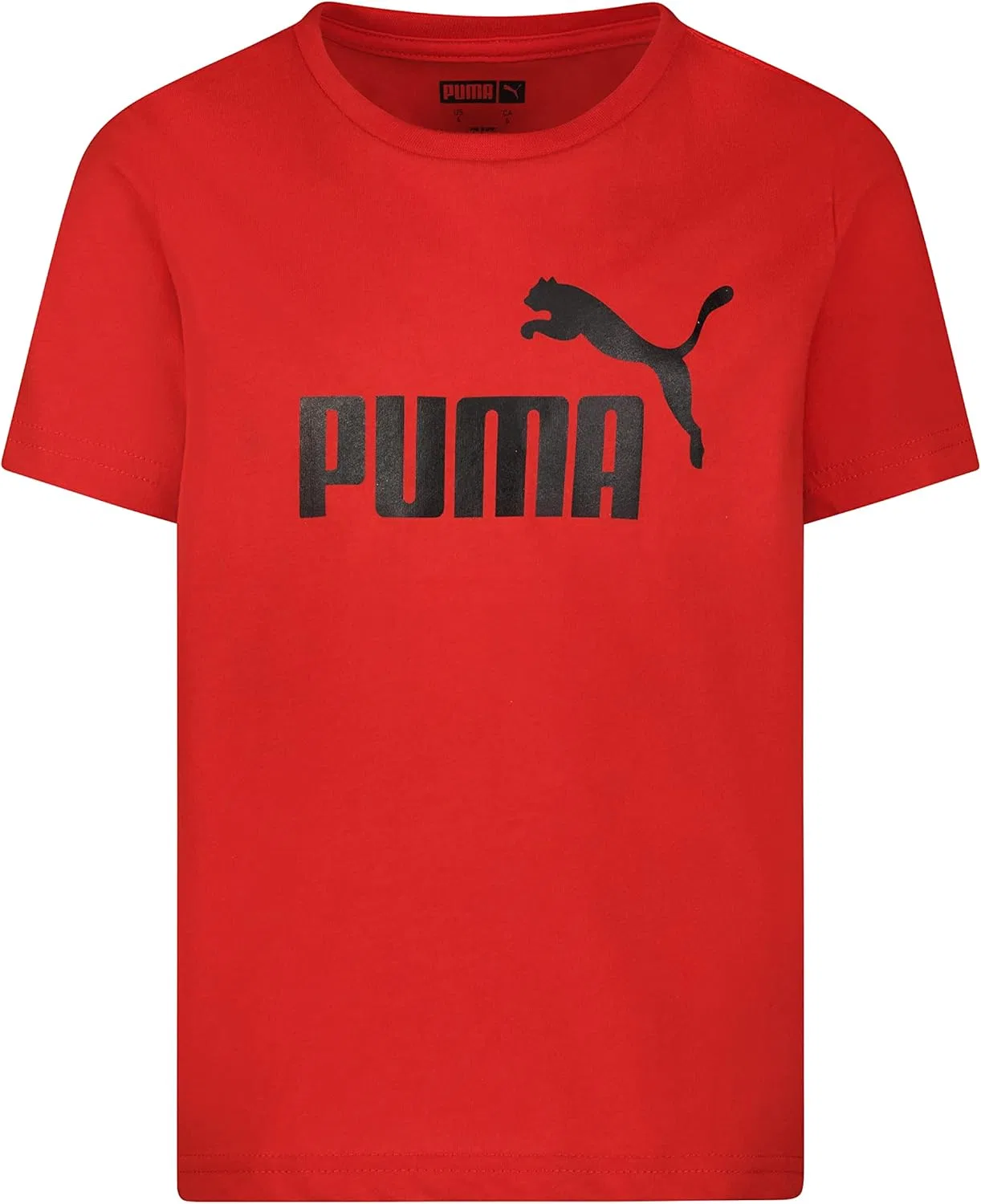 Детская футболка Puma с логотипом № 1, High Risk Red