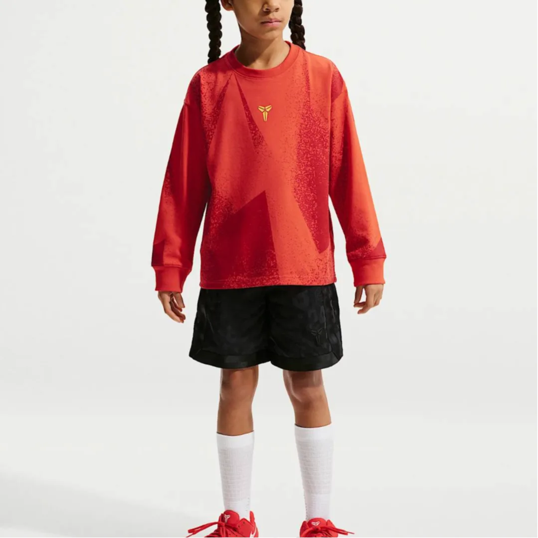 Футболка для детей с круглым вырезом Nike, Light Red — фото 4